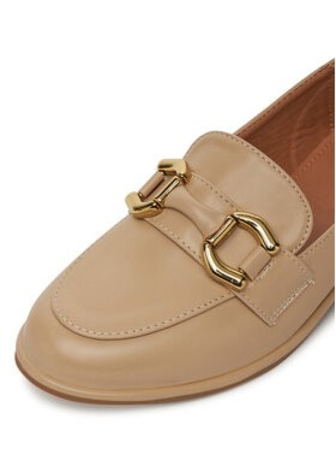 DeeZee Loafersy Y066 Beżowy