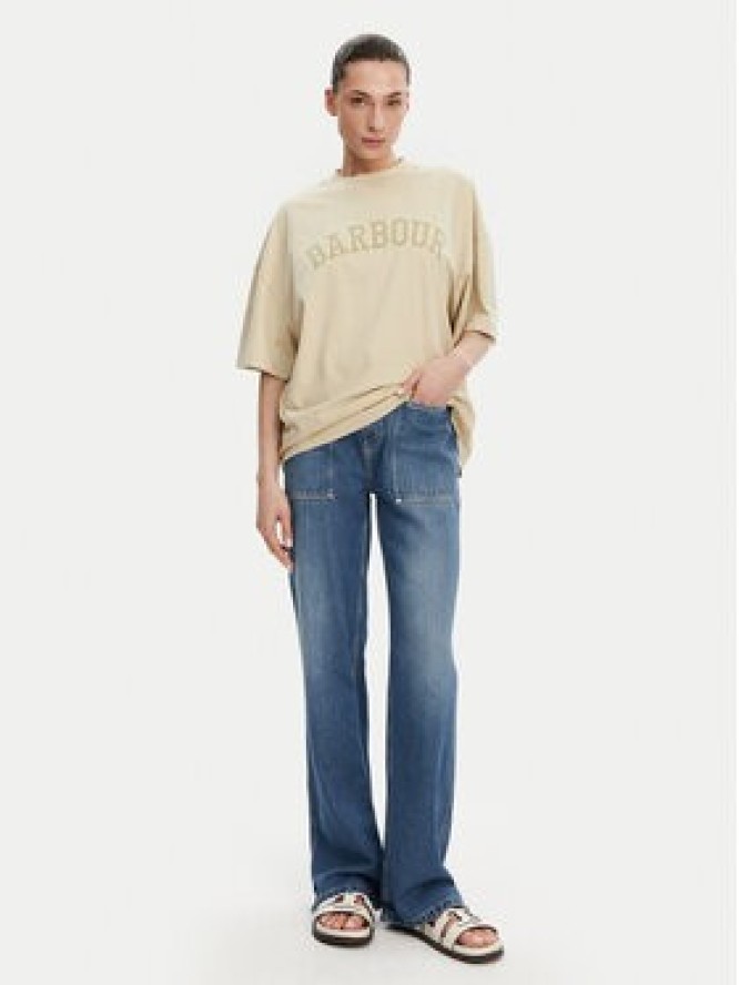 Barbour T-Shirt Katie Relaxed LTS0664CR31 Beżowy Relaxed Fit