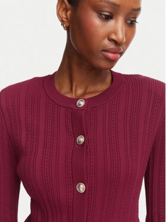 Guess Kardigan W6YR26 Z0973 Bordowy Regular Fit