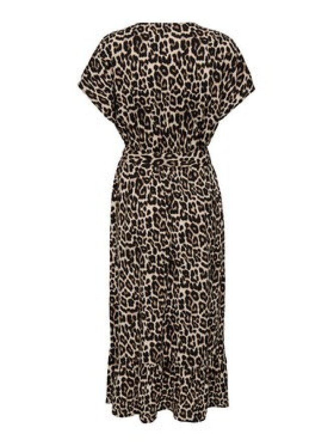 ONLY Sukienka codzienna Zilla Adele 15357778 Beżowy ciemny Regular Fit