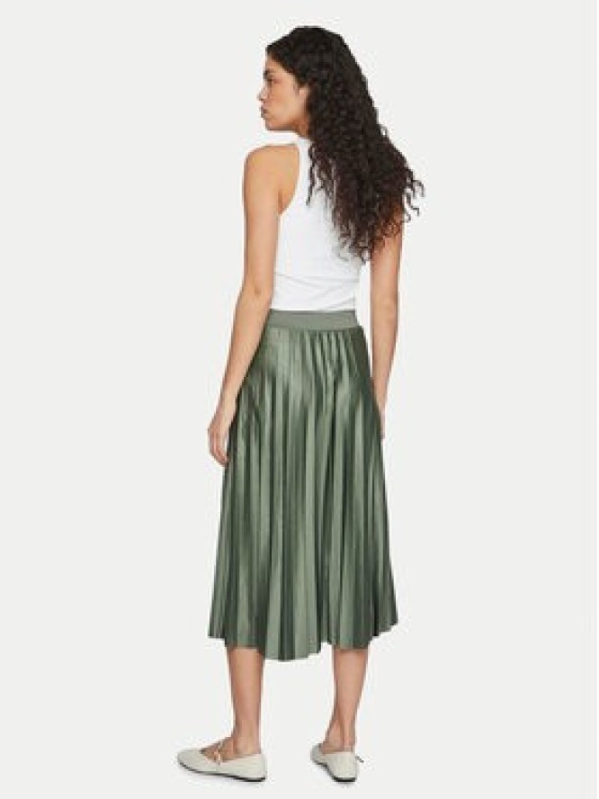 Vila Spódnica plisowana Nitban 14063241 Zielony Regular Fit