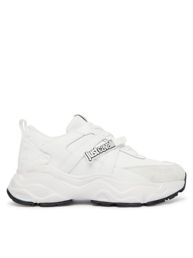 Just Cavalli Sneakersy 80RA3SL2 ZPC05 Biały