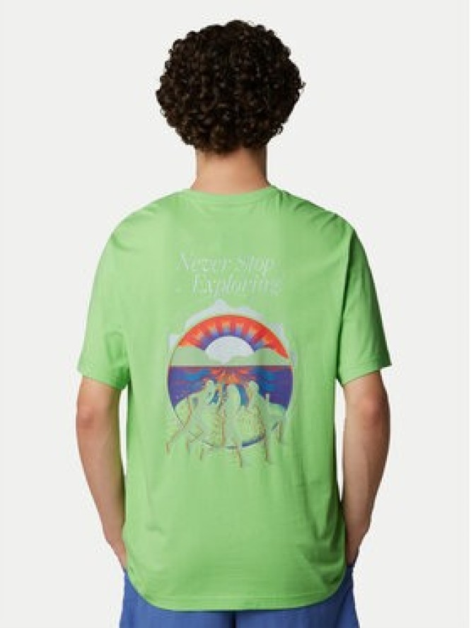 The North Face T-Shirt Unisex SS Never Stop NF0A8C3A Zielony Relaxed Fit