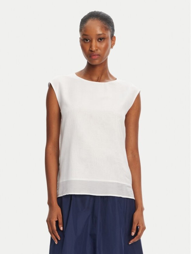 Marella Bluzka Zinco 2515111072 Biały Regular Fit