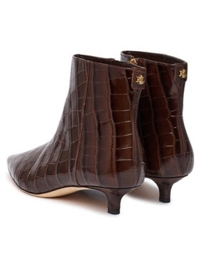 LAUREN RALPH LAUREN Botki 802P18303001 Brązowy
