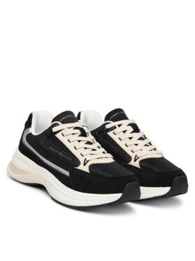 Tommy Hilfiger Sneakersy Th Sporty Chic Runner FW0FW09187 Czarny