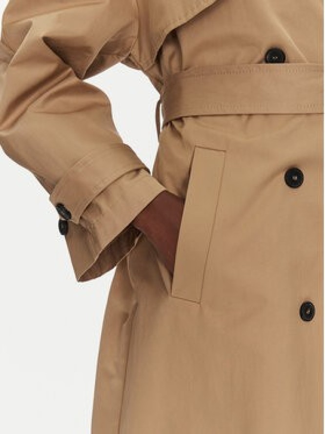 ViCOLO Trencz TD0029 Beżowy Regular Fit