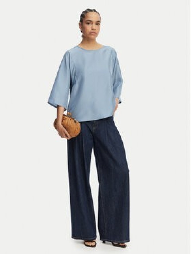 Weekend Max Mara Bluzka Fastoso 2615941032 Niebieski Relaxed Fit
