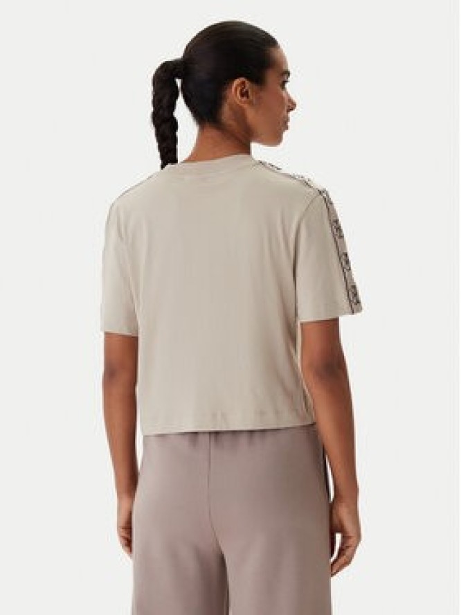 Guess T-Shirt V3RI08 I3Z14 Beżowy Regular Fit