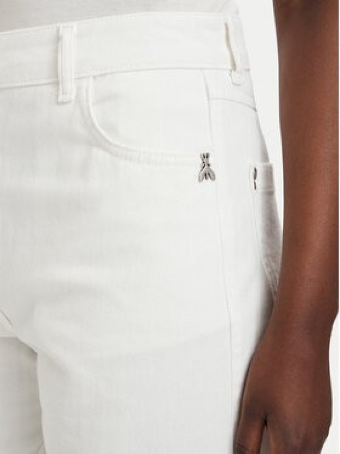 Patrizia Pepe Jeansy 2P1756/D107-W146 Biały Relaxed Fit