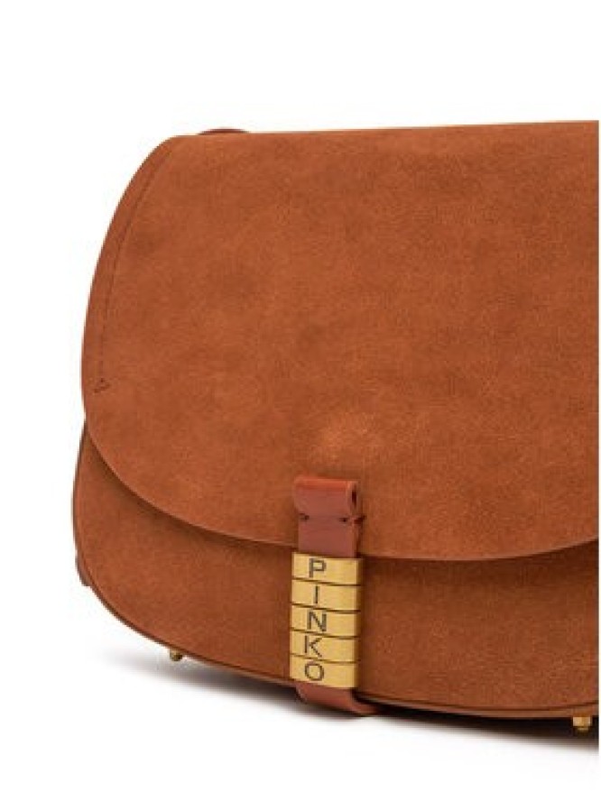 PINKO Torebka Saddle Classic PE 25 PLTT 103830 A29N Brązowy