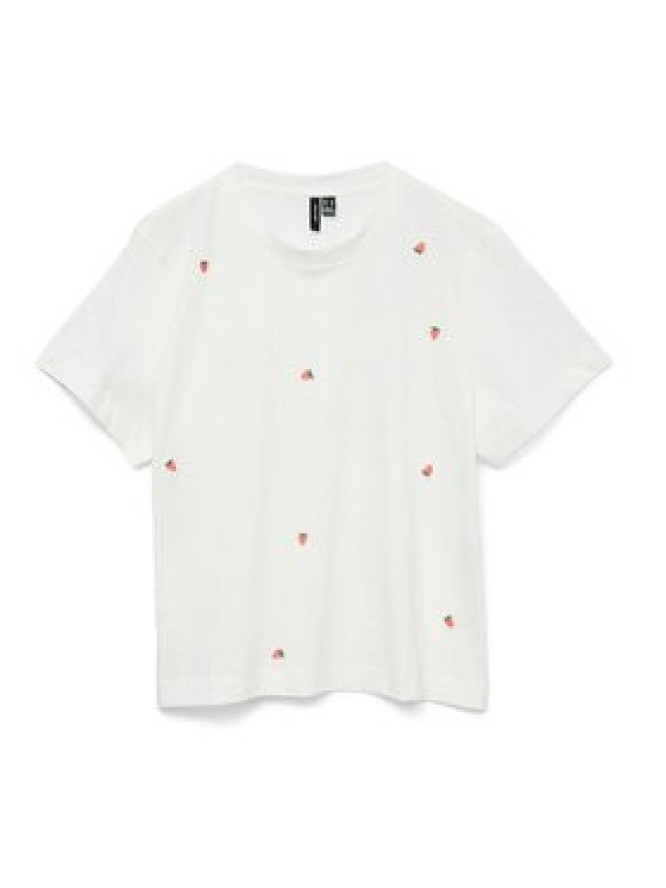 Vero Moda T-Shirt Solvei 10325318 Biały Regular Fit