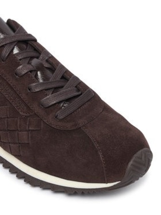 MICHAEL Michael Kors Sneakersy Rhodes 43F6RHFS2S Brązowy ciemny