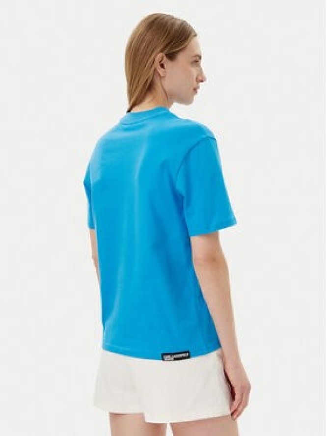 Karl Lagerfeld Jeans T-Shirt A1W17005 Niebieski Relaxed Fit