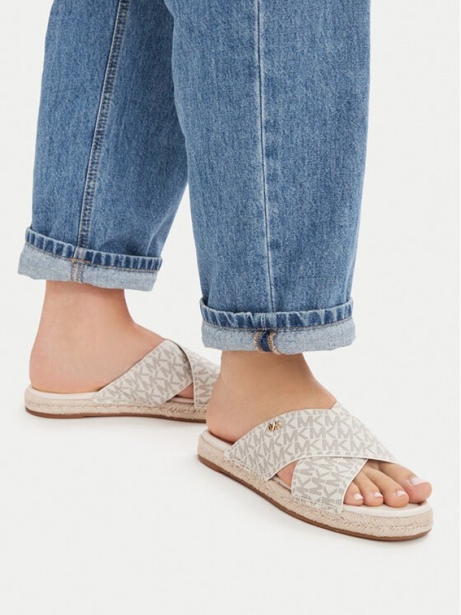MICHAEL Michael Kors Espadryle Kenzie 40R6KZFS1B Kremowy