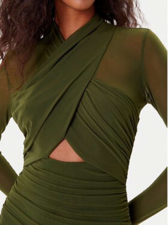 Bardot Sukienka koktajlowa Aliyah 60119DB Khaki Regular Fit