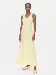 Tommy Hilfiger Sukienka letnia WW0WW46171 Żółty Regular Fit