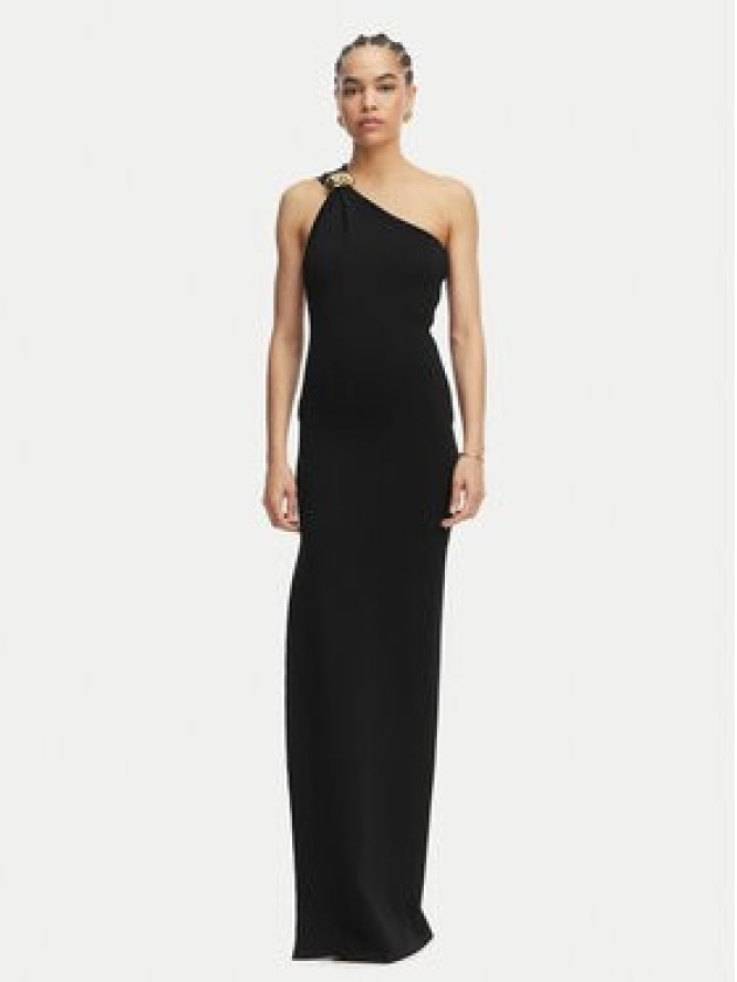 Elisabetta Franchi Sukienka wieczorowa AM-43B-62E2-V600 Czarny Slim Fit