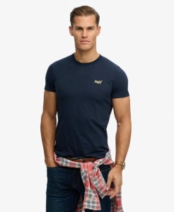 superdry Koszulka Essential Logo z bawełny organicznej – slim fit