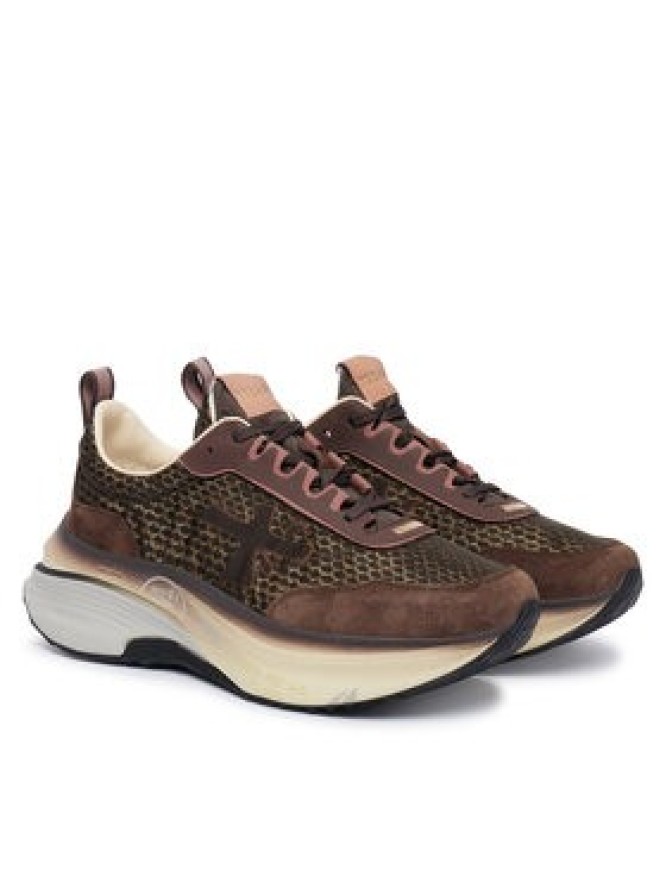 Premiata Sneakersy Hill Var 8547 Brązowy ciemny
