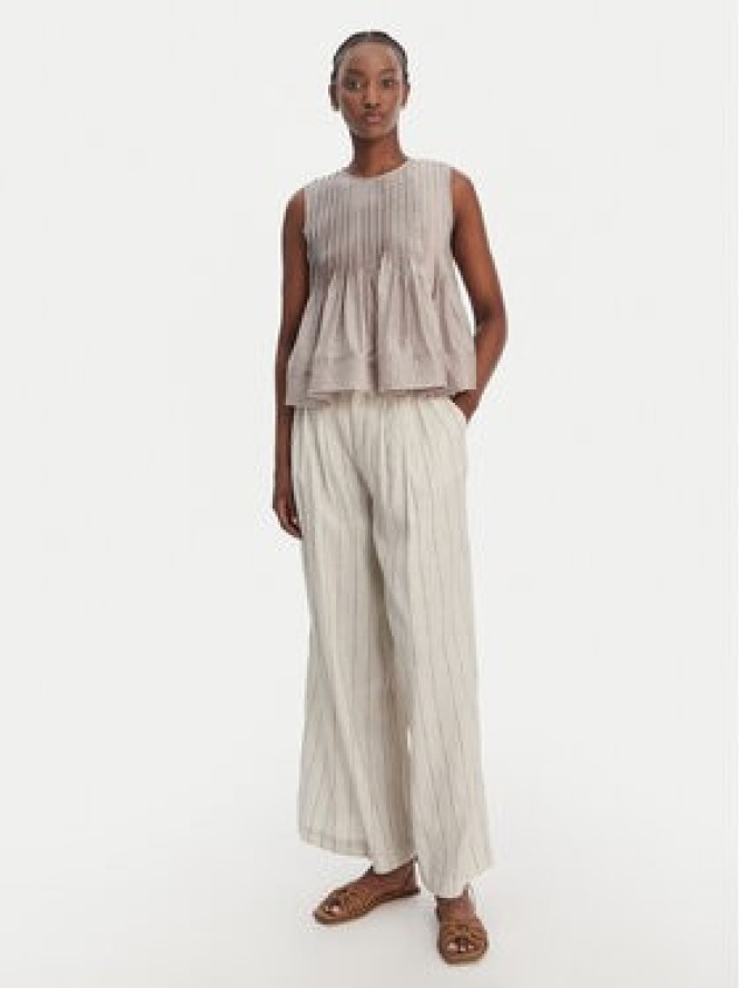 Eleh Bluzka SS260268 Beżowy Regular Fit