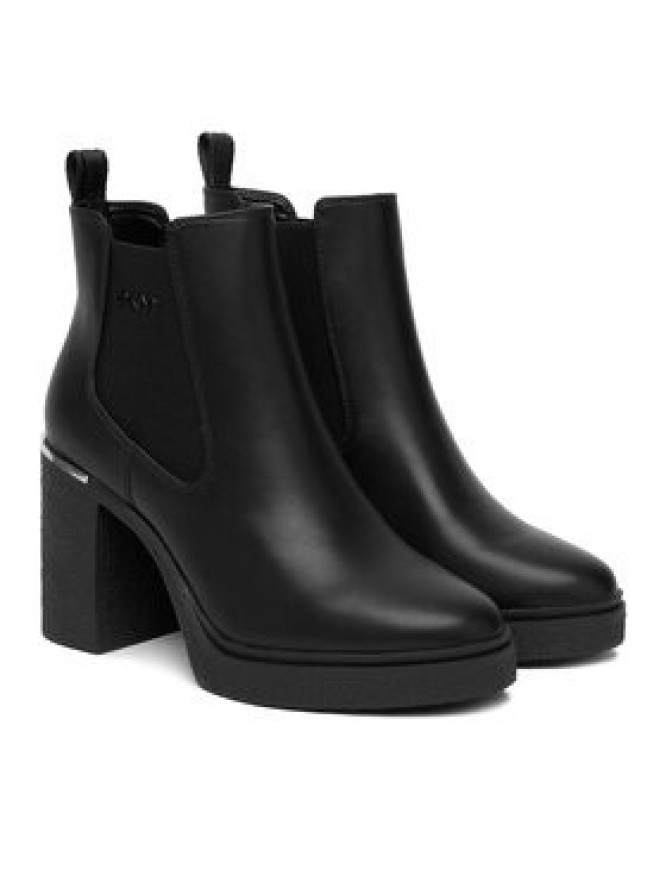 DKNY Botki Tarquin Platform B K4554905 Czarny