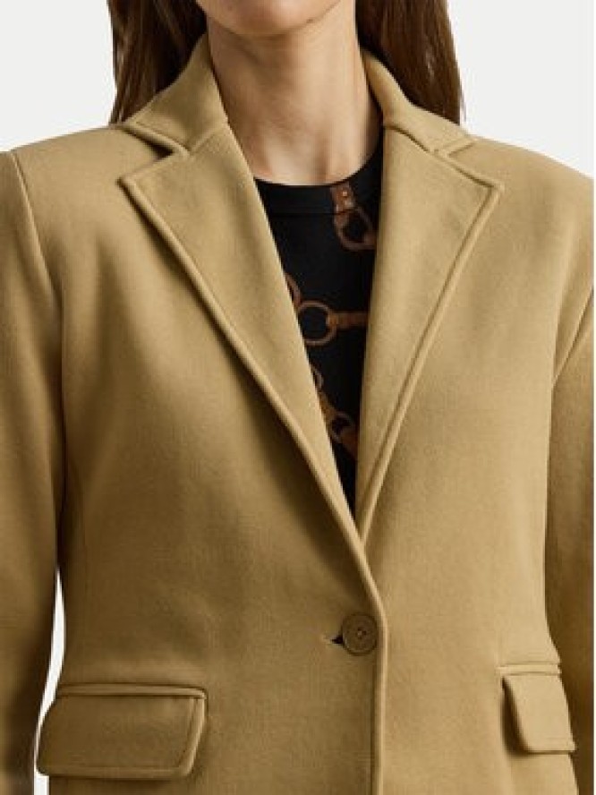LAUREN RALPH LAUREN Marynarka 200971364002 Beżowy Straight Fit