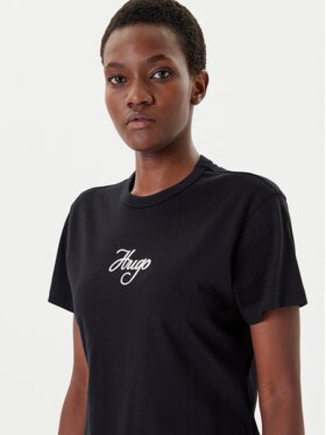 HUGO T-Shirt Destrel_3 50550117 Czarny Regular Fit