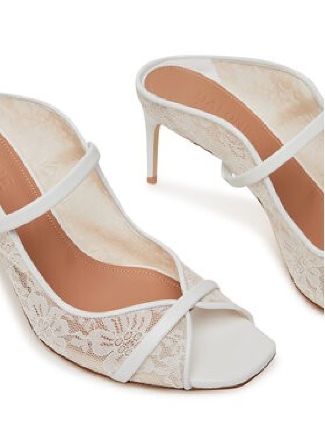 MALONE SOULIERS Klapki Noah 70-10 Biały