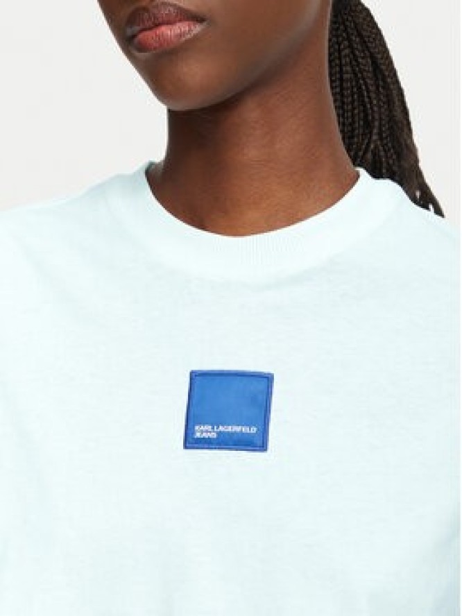 Karl Lagerfeld Jeans T-Shirt B3W17022 Biały Boxy Fit