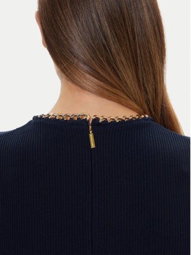 MICHAEL Michael Kors Sweter MF561CJ33D Granatowy Slim Fit