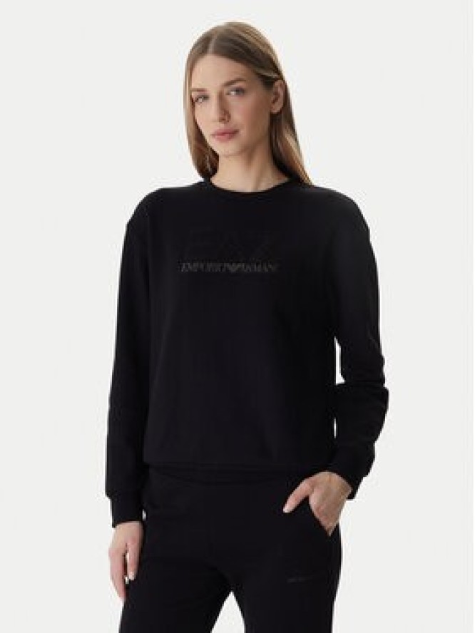 EA7 Emporio Armani Bluza 7W000953 AF15831 Czarny Regular Fit