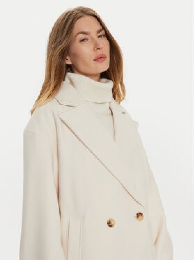 Gina Tricot Płaszcz przejściowy 22830 Biały Regular Fit