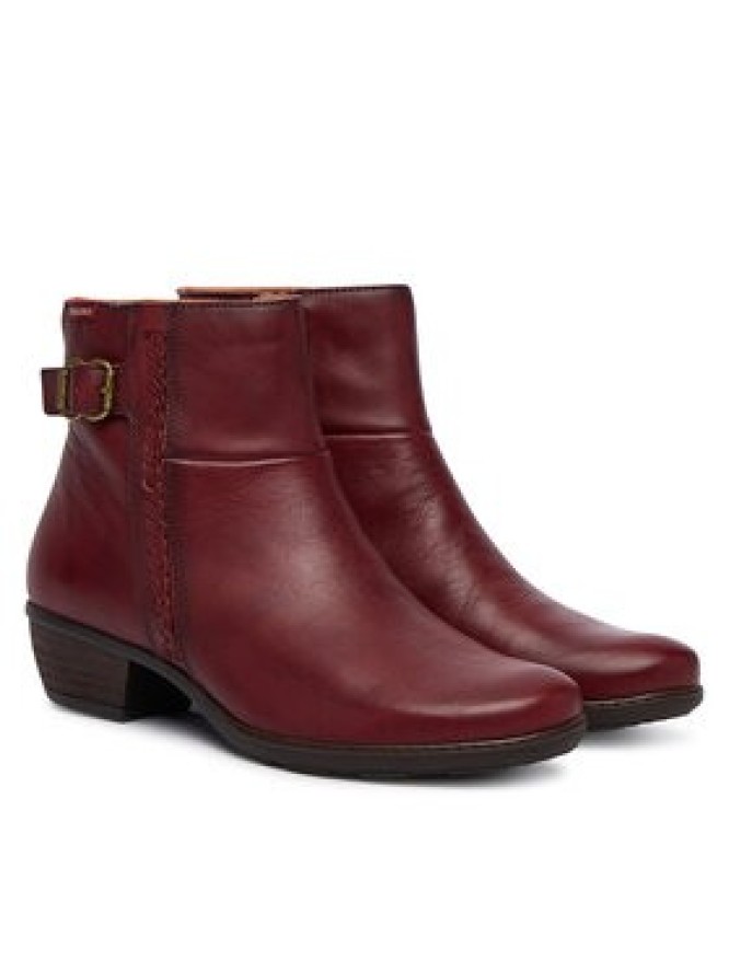 Pikolinos Botki Utiel W7P-8501 Bordowy