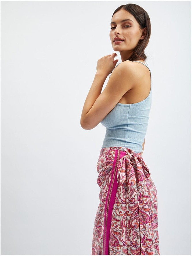 orsay Spódnica w kolorze różowo-kremowym rozmiar: 38