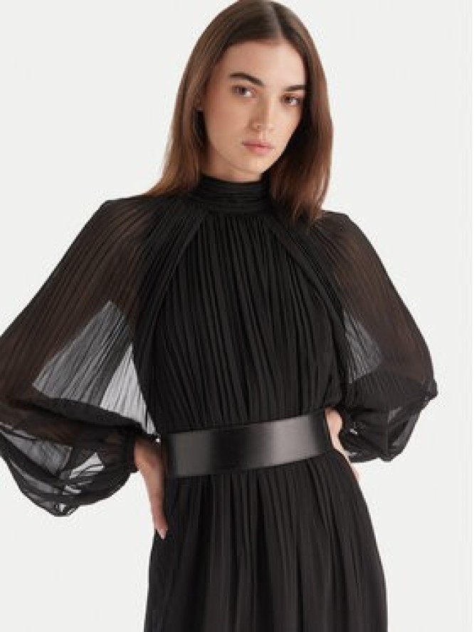 KAOS Sukienka koktajlowa RI1GX006 Czarny Regular Fit