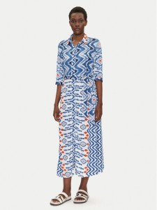 Iconique Sukienka koszulowa IC25-120 Kolorowy Regular Fit