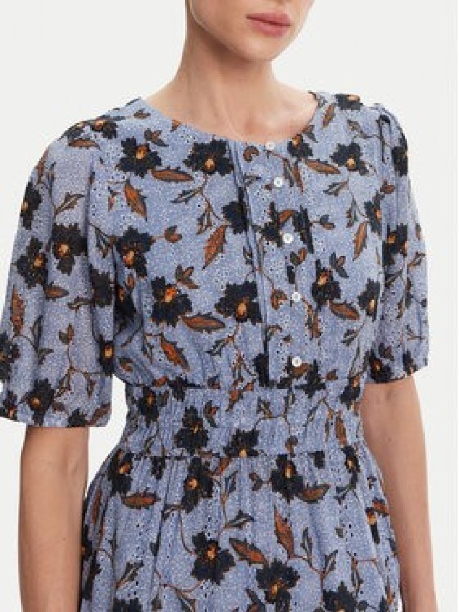 Pepe Jeans Sukienka letnia Eva PL953695 Błękitny Regular Fit