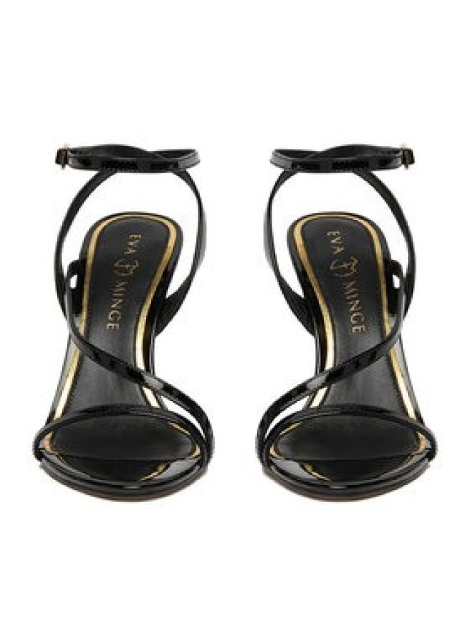 Eva Minge Sandały EO-TORI-LT2035-6 Czarny