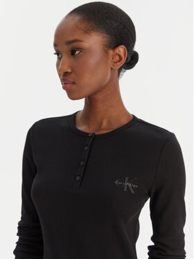 Calvin Klein Jeans Bluzka LV047E201G Czarny Regular Fit