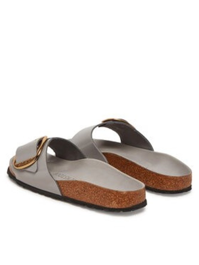 Birkenstock Klapki Madrid Big Buckle Hex 1029534 Szary
