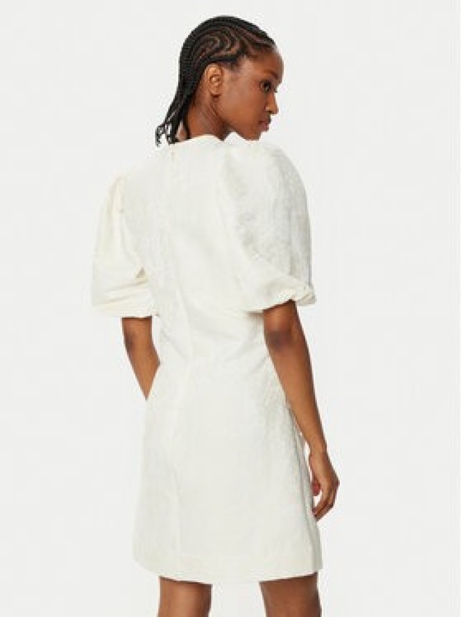 IVY OAK Sukienka koktajlowa Nissa IO117654 Écru Slim Fit