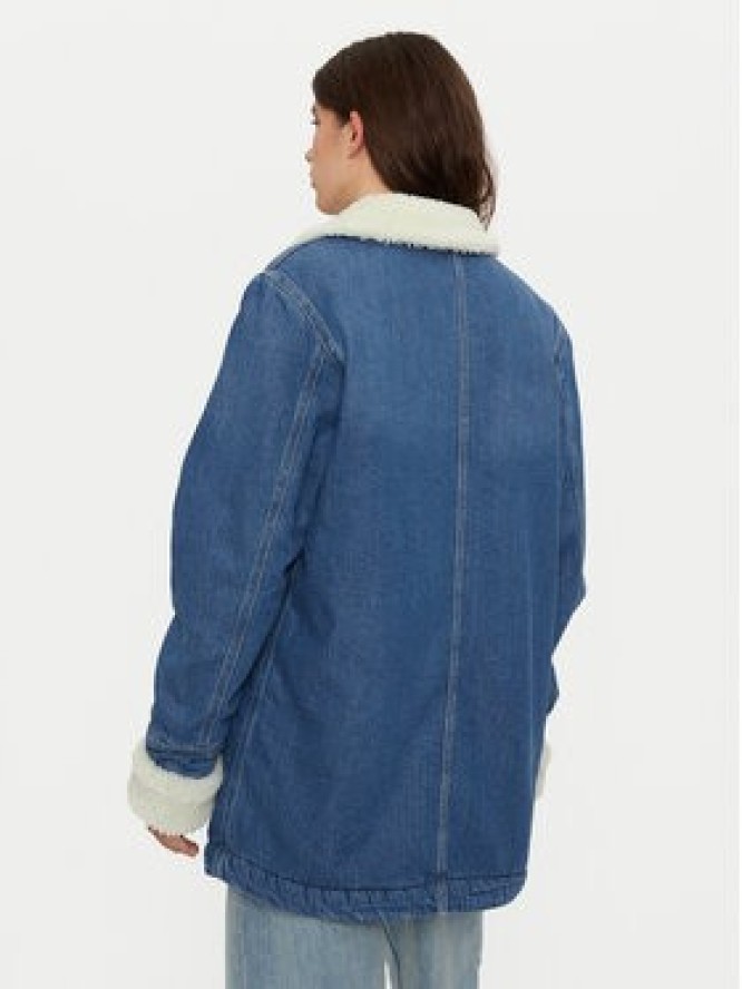Lee Kurtka jeansowa Chore 112355111 Niebieski Relaxed Fit