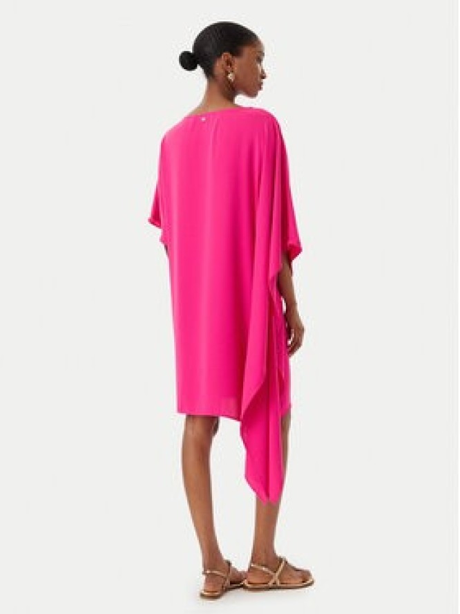 LOLA CASADEMUNT Sukienka koktajlowa MS2616029 Różowy Regular Fit