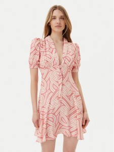 Silvian Heach Sukienka letnia Lapug GPP25364VE Różowy Regular Fit