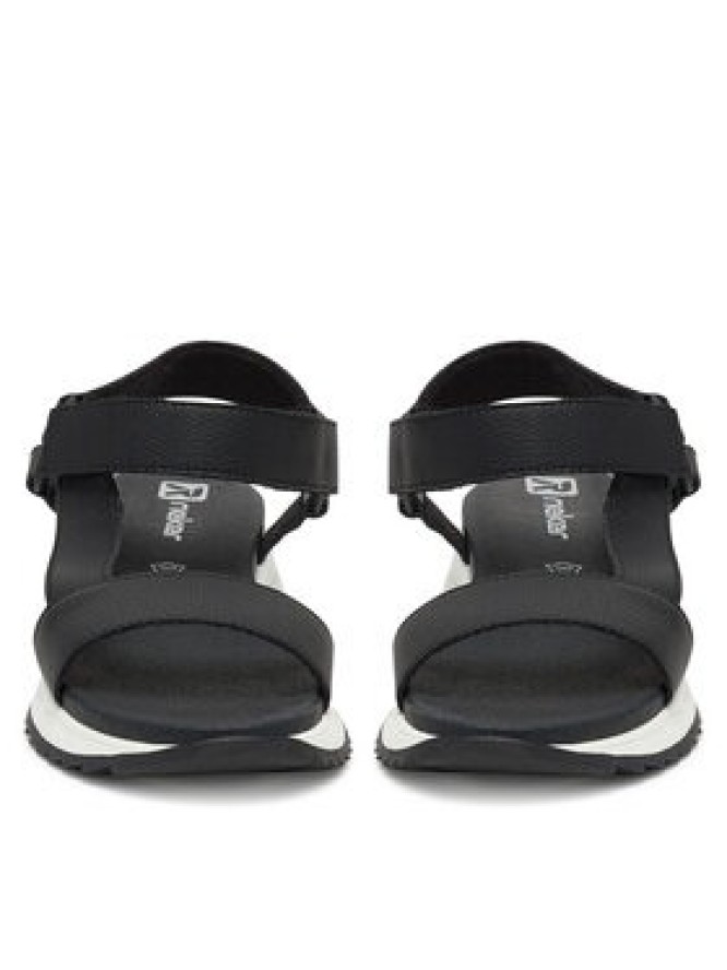 Rieker Sandały W2951-00 Czarny