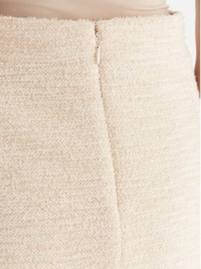 Babylon Spódnica midi S00601 Écru Regular Fit