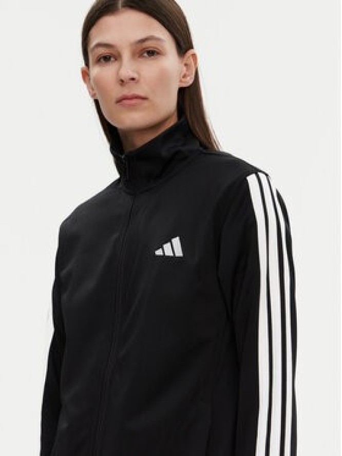 adidas Bluza Tricot 3-Stripes JC8889 Czarny Regular Fit