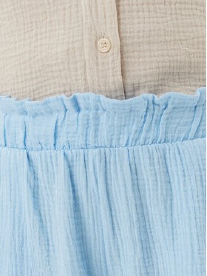 Vero Moda Szorty materiałowe Natali 10279687 Niebieski Baggy Fit