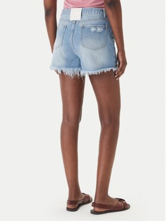 Eleh Szorty jeansowe EL122 Niebieski Regular Fit